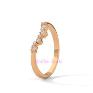Round Diamond Gold Wedding Band London Timeless Elegance