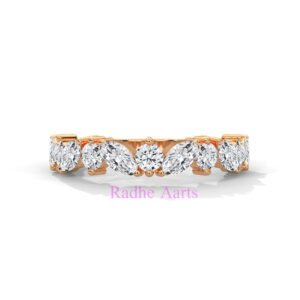 Marquise Diamond Wedding Band Chicago Gold Ring Gift