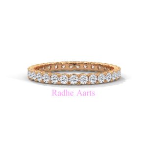 Eternity Diamond Ring Hong Kong Gold Band Gift