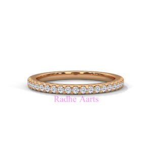 Elegant Diamond Gold Ring Delhi Engagement Gift