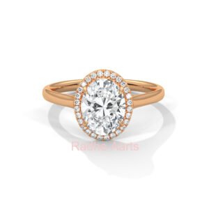 Oval Diamond Gold Ring Design Gift Lisbon Legacy