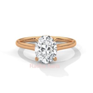 Oval Diamond Gold Ring Gift San Francisco Celebrity