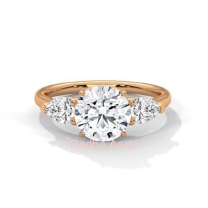 Round Lab Diamond Ring Gift Chennai Special