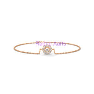 Lab Diamond Gold Bracelet Women Stylish Designs