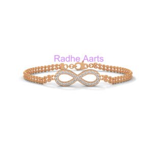 Infinity Gold Diamond Bracelet Gift London Infinite Love