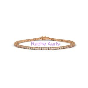 Designer Gold Diamond Bracelet Gift Her Jaipur Luxury