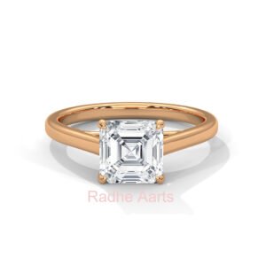 Emerald Diamond Gold Ring Gift Frankfurt Fancy