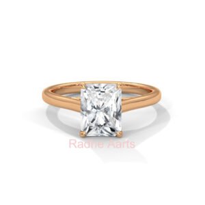Radiant Diamond Gold Ring Engagement Gift Washington Lux