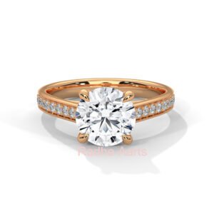 Diamond Engagement Gold Ring Gift Istanbul elmas takı hediyesi