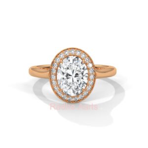 Diamond Ring With Luxury Border Gift Daegu