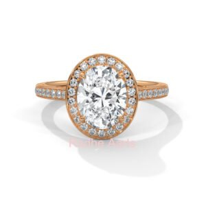 Sparkle Oval Diamond Gold Ring Gift Melbourne Tradition