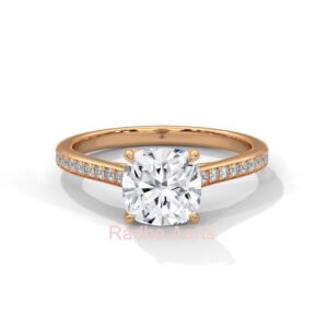 Diamond Gold Ring Gift Her Florence Engraved