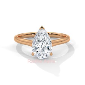 Pear Lab Diamond Gold Ring Gift Mexico Max