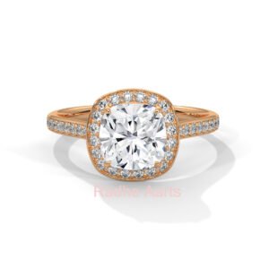 Cushion Diamond Ring Gift Her Busan Coastal Fine