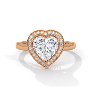 Fancy Heart Diamond Ring Gift Oslo Norway Lifestyle