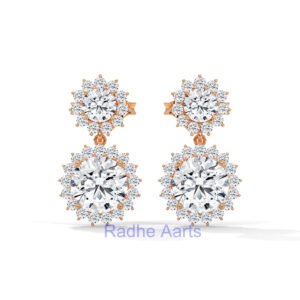Lab Diamond Earrings Gifts Lisbon European Design