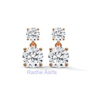 Lab Diamond Earrings Gift Dubai Craftsmanship