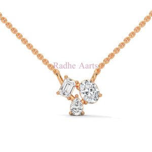 Lab Diamond Necklace Gift Barcelona Expression
